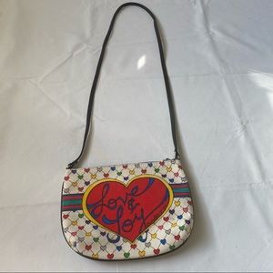 Brighton Love and Joy Crossbody Bag Purse Hearts Bows